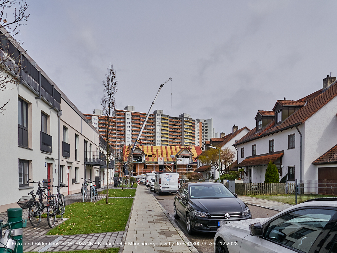 12.04.2023 - Baustelle Ottweiler Straße in Neuperlach